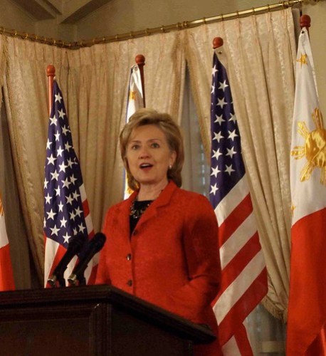 Hillary at the Palace