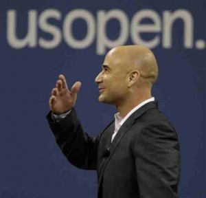 Andre Agassi honored at US Open