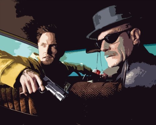 Jessie and Heisenberg Breaking Bad